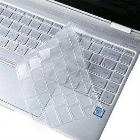 img 4 attached to 🖥️Прозрачная защитная пленка для клавиатуры ноутбука HP Spectre x360 2-in-1 2017 года 13.3 дюйма 13t-ac00 13-ac013dx ac023dx 13-w013dx w023dx w053nr 13-ae011dx ae012dx ae013dx ae014dx ae012nr ae052nr Series Laptop