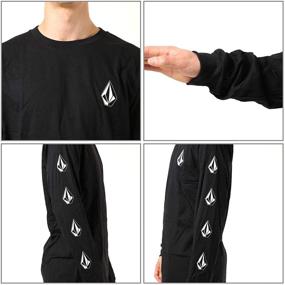 img 1 attached to Volcom Deadly Stones Sleeve Basic Men's Clothing and T-Shirts & Tanks