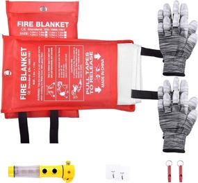 img 4 attached to 🔥 Suppression Shovan Fireproof Emergency Fiberglass: Unparalleled Fire Safety Solution