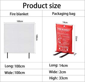 img 1 attached to 🔥 Suppression Shovan Fireproof Emergency Fiberglass: Unparalleled Fire Safety Solution