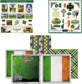 img 1 attached to Ireland Sightseeing Scrapbook Kit: Scrapbook Customs Themed Paper and Stickers