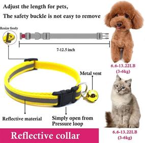 img 3 attached to Zemat Reflective Collar Adjustable Bell（Yellow