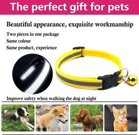 img 1 attached to Zemat Reflective Collar Adjustable Bell（Yellow