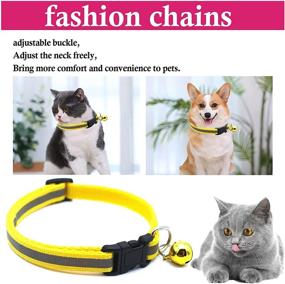 img 2 attached to Zemat Reflective Collar Adjustable Bell（Yellow