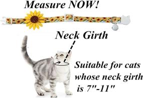 img 1 attached to Flower Collar Detachable Sunflower Breakaway