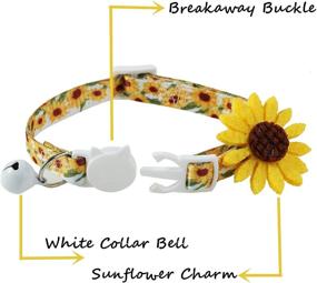 img 2 attached to Flower Collar Detachable Sunflower Breakaway