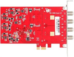 img 1 attached to 📡 TBS 6908 DVB-S2 Professional Quad Tuner PCI Express Satellite TV Card with Advanced Demodulator Chipset for Special Broadcast Receivers