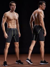 img 3 attached to 🩲. Neleus 3 Pack Men's Compression Shorts - Boost Performance and Comfort