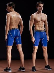 img 1 attached to 🩲. Neleus 3 Pack Men's Compression Shorts - Boost Performance and Comfort