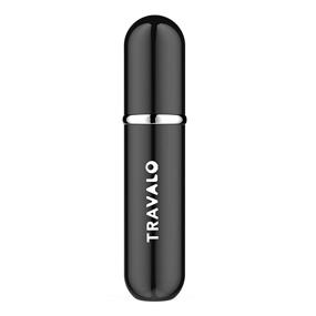 img 3 attached to 🌟 Travalo Classic Perfume Atomizer - TSA Approved Elegant Metal Travel Atomiser - Convenient Refill System - Portable Mini Spray Bottle - Glass-free Scent Pump Case - Black 0.17 oz / 5ml