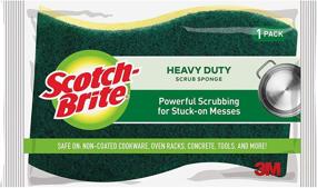 img 4 attached to Scotch Brite Heavy Scrub Sponge 1 Sponge