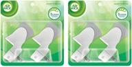 air wick scented oil air freshener warmer, 2 count (pack of 2): ultimate freshness delivered! logo