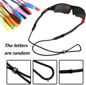 img 3 attached to 🌈 Vibrant Shades: Retainer Colorful Sunglass – Adjustable Sunglasses