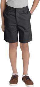 img 3 attached to Dickies Front Shorts Silver Regular Boys' Clothing