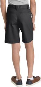 img 2 attached to Dickies Front Shorts Silver Regular Boys' Clothing