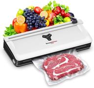food saver vacuum sealer machines: bonsenkitchen automatic vacuum food sealer with built-in cutter, strong suction, compact sous vide vacuum sealer machine for long-lasting food preservation logo