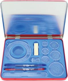 img 3 attached to 🌀 Spirograph Design Tin Set - 01002: Optimize Your Creativity