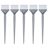 💇 mudder 5 pack hair dye coloring brushes: salon-quality diy hair coloring kit for stunning silver grey results logo