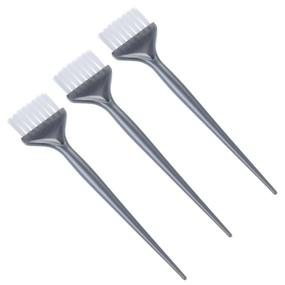 img 2 attached to 💇 Mudder 5 Pack Hair Dye Coloring Brushes: Salon-Quality DIY Hair Coloring Kit for Stunning Silver Grey Results