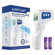 🌡️ alertcare forehead thermometer: non contact infrared, fast & accurate reading with lcd display, clinically tested for adults, kids, toddlers, babies & infants - built-in fever alarm logo