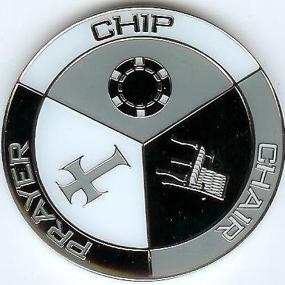 img 2 attached to 🎰 Optimized Chip Chair Prayer Poker Weight Card Guard Commemorative