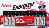 батарейки energizer aa (24 шт.): упаковка щелочных батарей типоразмера аа для долгосрочного использования логотип