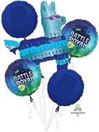 medium multicolor anagram battle royal foil balloon bouquet #40383-01 логотип