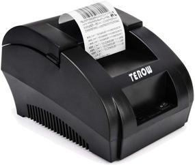 img 4 attached to 🖨️ TEROW T5890K: Portable Thermal Label Printer for 58mm Max-Width Stickers with High-Speed Printing, Compatible with ESC/POS Print Commands Set - Easy Setup & Seamless Integration