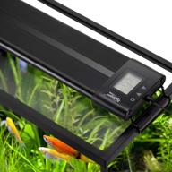 hygger auto on off 30-36 inch led aquarium light - full spectrum & dimmable with 7 colors - built-in timer & sunrise sunset - perfect for freshwater planted tank logo