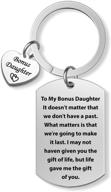 🎁 cherish your stepdaughter with the gift of a bracelet keychain: bonus daughter bracelet - daughter-in-law gift logo