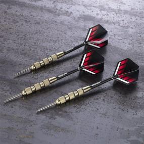 img 3 attached to Unicorn Steel 100 Dart Set: Sleek Black/Bronze Design, Lightweight .2 pounds