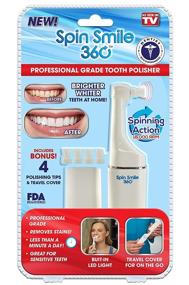 img 1 attached to 😁 Enhance Your Smile with Spark Innovators Spin Smile 360 - Professional Grade Tooth Polisher & Whitener - As Seen on TV