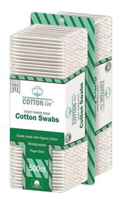 img 4 attached to 🌱 Organic Cotton Swabs - Cotton Too 500 Count, 2 Pack