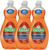 palmolive ultra orange antibacterial dish soap, 591ml / 20 fl.oz - 3 pack: superior cleaning with added germ protection logo