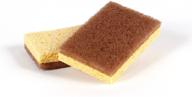 🧽 full circle non-scratch walnut scrubber sponges - set of 2 (pack of 6) logo