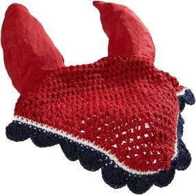 img 2 attached to Intrepid International Crochet Fly Veil with Ears - Ultimate Protection and Style for Your Horse
