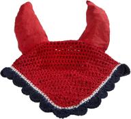 intrepid international crochet fly veil with ears - ultimate protection and style for your horse logo
