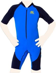 img 3 attached to Nozone Ultimate One Piece Protective Swimsuit Boys' Clothing in Swim