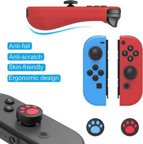img 1 attached to 🎮 Switch Accessories Kit Bundle: Essential 12-in-1 Protection Set with Carrying Case, Game Storage, Screen Protector, Silicone Cover, Type C Charging Cable - Black