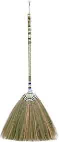 img 4 attached to 🧹 Efficient SN SKENNOVA Asian Broom: Versatile Indoor and Outdoor Household Sweeper with Powerful Brush and Circle Cleaning - Thai Pattern 3, Blue