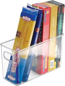 img 2 attached to Large iDesign Kitchen Storage Bin, BPA-Free Plastic, with Handles - 71630