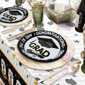 img 1 attached to Enhance Your Graduation Celebration with our Graduation Decorations and Stylish Graduation Tablecloth