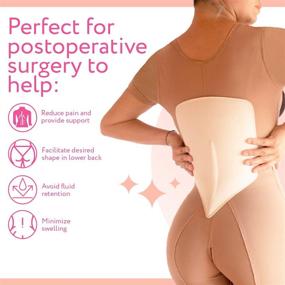 img 1 attached to Lumbar Molder Liposuction Back Board for BBL, Beige - Effective Post-Surgery Support & Protection