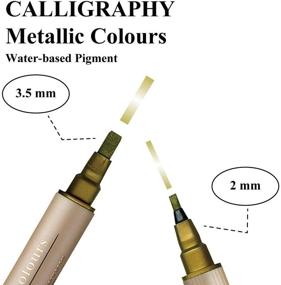 img 2 attached to 🖌️ Enhanced SEO: Kuretake Zig Memory System Twin Marker in Gold