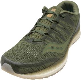 img 1 attached to 🏃 Find Your Freedom: Saucony Freedom 12 5 Olive Shade Men's Shoes and Athletic Gear