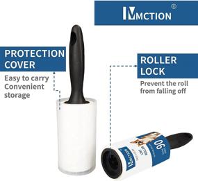 img 2 attached to MMCTION Pet Hair Lint Roller - Extra Sticky 450 Sheets + 🐾 2 Covers | Reusable Dog and Cat Hair Remover for Clothes, Furniture, Couch, Carpet