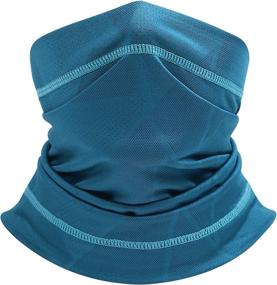 img 4 attached to 🌞 Tramean Summer Neck Gaiter Face Mask UPF50+ - Ultimate Dust & UV Protection, Breathable Cool Tube Bandana