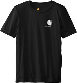 img 1 attached to Carhartt Little Boys Performance Black Boys' Clothing: Sturdy Tops, Tees & Shirts for Active Kids