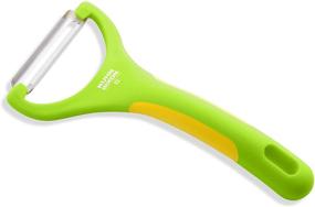 img 2 attached to 🍏 Kuhn Rikon Piranha Y Peeler Review: 6.25-inch Green Kitchen Gadget