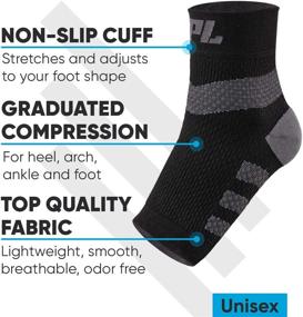 img 2 attached to 🏋️ Optimized Compression Support for Powerlix Plantar Fasciitis Relief